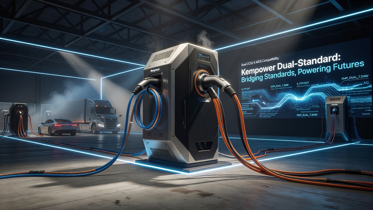 Kempower Unveils Dual-Standard Charger Bridging Cars and Heavy Trucks
